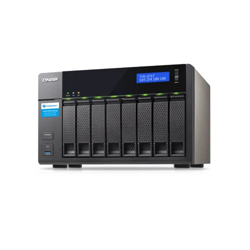 QNAP TVS-871T-i7-16G -Thunderbolt Network Attached Storage