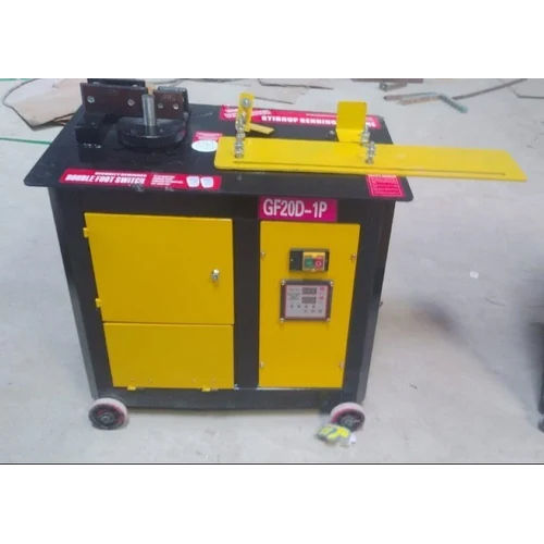 Steel Wire Ring Making Machine - Color: Black & Yellow