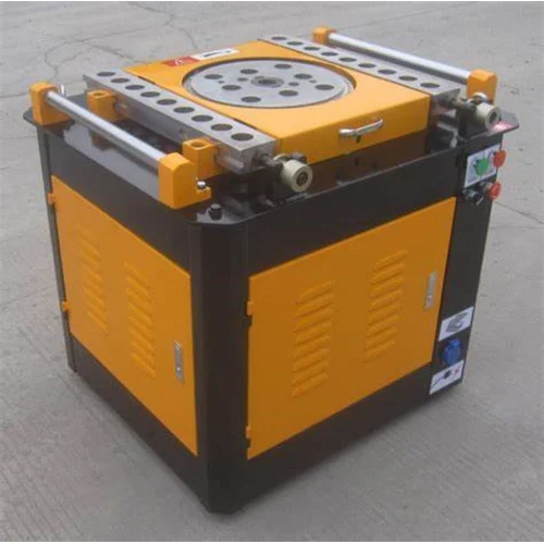 Automatic Rebar Bending Machine - Color: Yellow & Gray