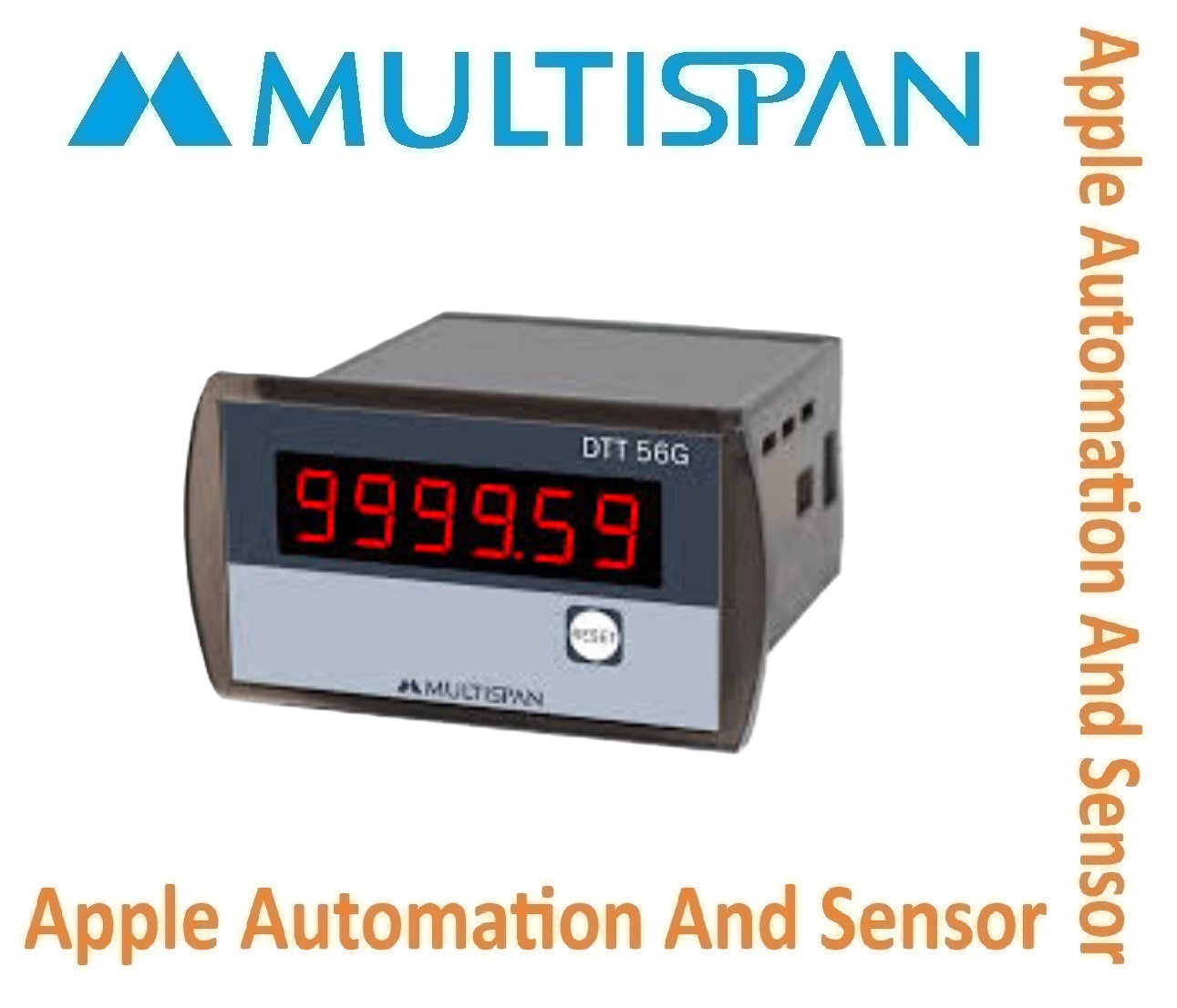 Dtt-1000 Multispan Time Totaliser - Double Display, Pid Controller, Universal Input, 4+4 Digit Relay | 1-year Warranty, Versatile Applications