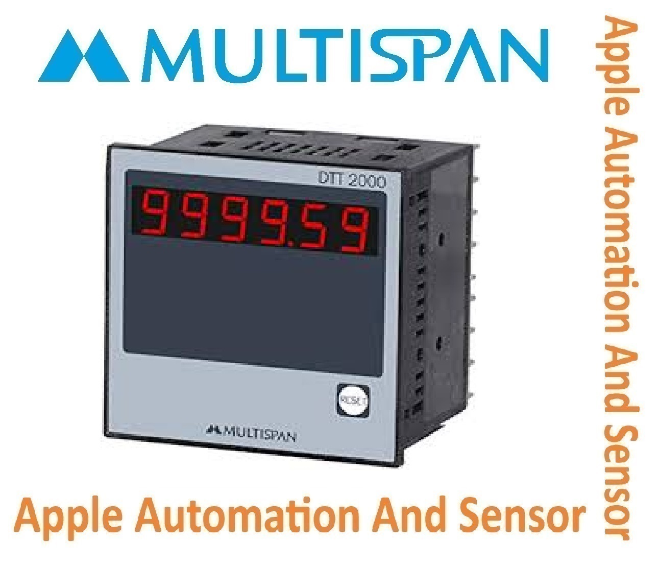Dtt-1000 Multispan Time Totaliser - Double Display, Pid Controller, Universal Input, 4+4 Digit Relay | 1-year Warranty, Versatile Applications