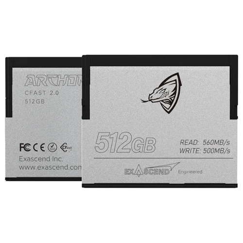 Exascend 512GB Archon CFast 2.0 Memory Card EXSC3X512GB