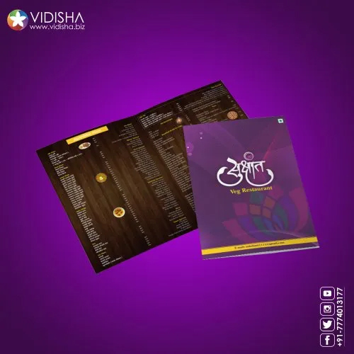 Menu Card Designing Services