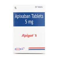 Apigat 5 Mg - Anticoagulant Tablet For Blood Clot Prevention | Supports Atrial Fibrillation, Reduces Stroke Risk, No Regular Blood Tests Required