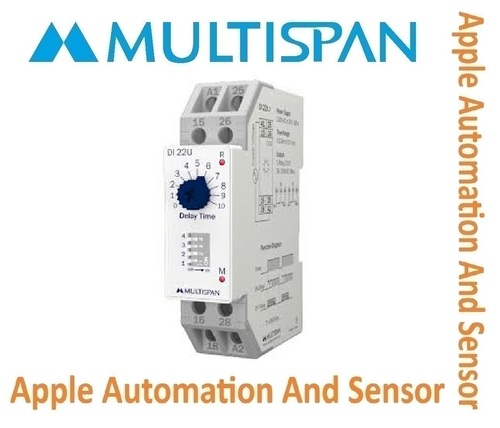 Di-22u ऑन-ऑफ डिले टाइमर मल्टिस्पैन डिन रेल डिस्प्ले टाइमर - एनालॉग टाइमर