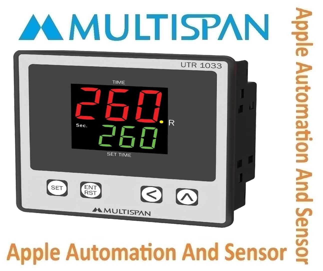 Utr-2033 Multispan Universal Range Digital Timers - Double Display, Universal Input Pid Controller, Double Relay (4+4 Digit) | 1 Year Warranty, Process Control Functionality