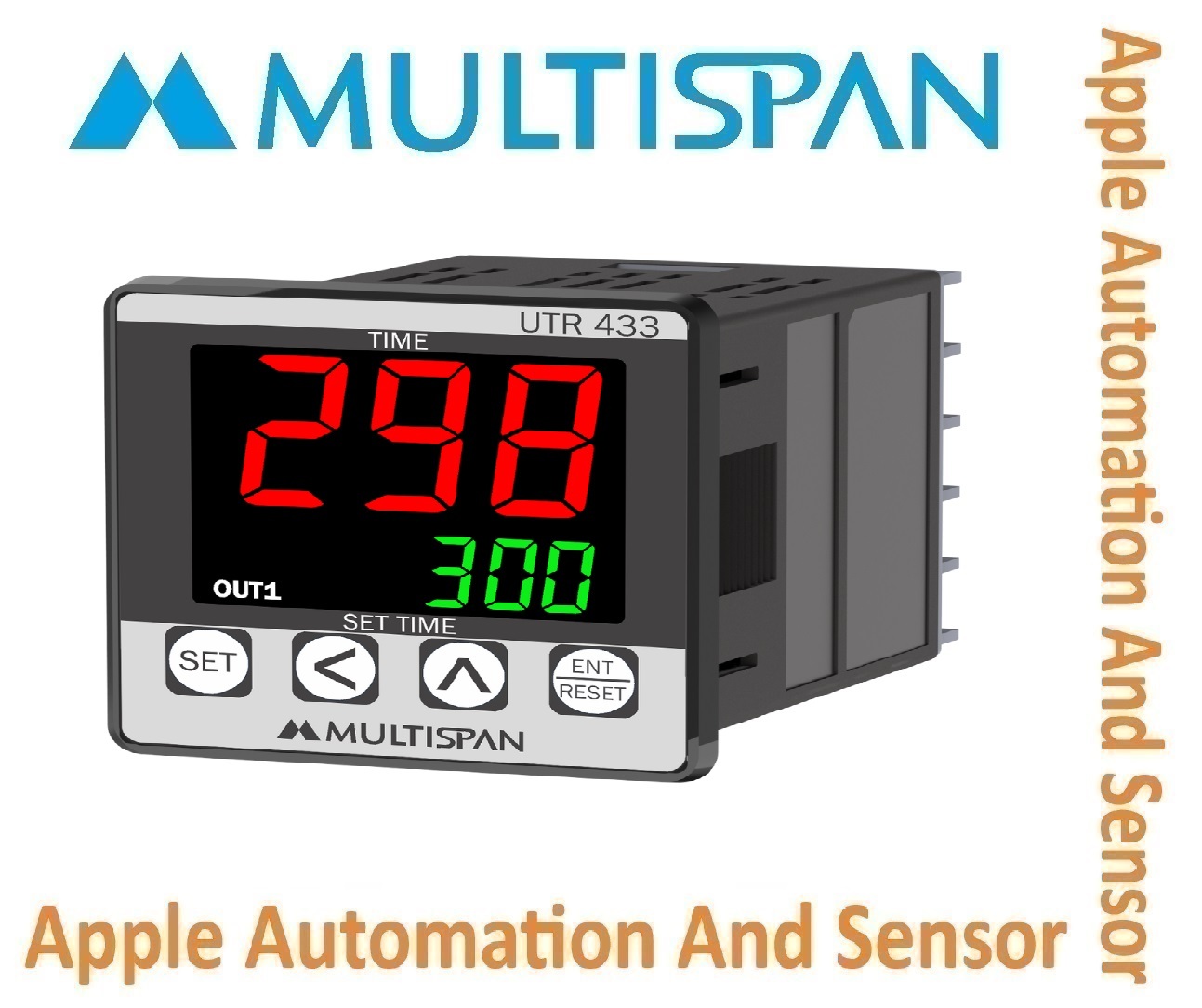 Utr-2033 Multispan Universal Range Digital Timers - Double Display, Universal Input Pid Controller, Double Relay (4+4 Digit) | 1 Year Warranty, Process Control Functionality