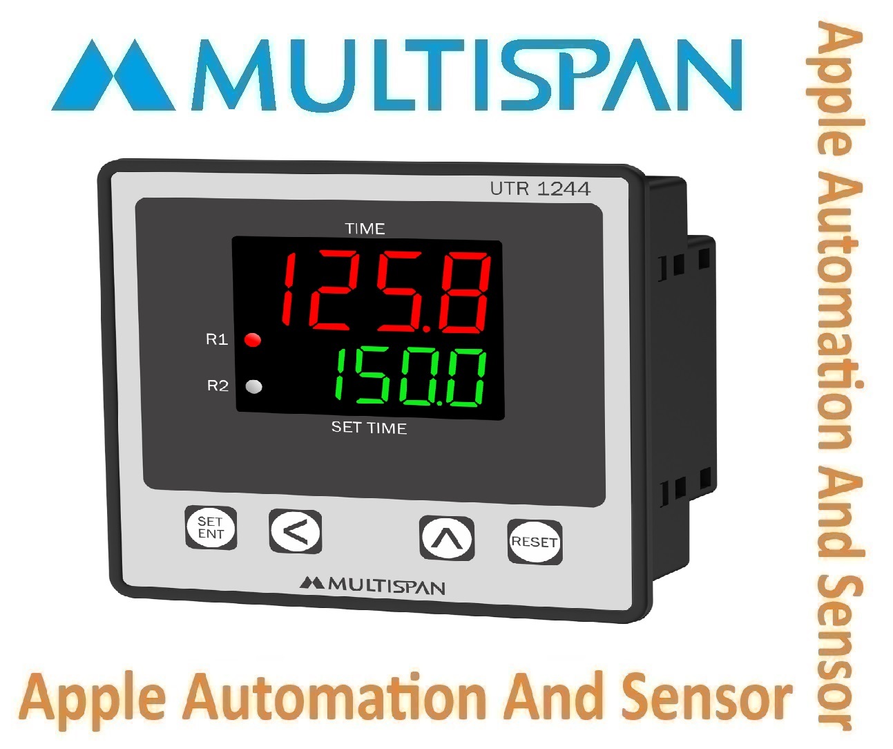 Utr-2033 Multispan Universal Range Digital Timers - Double Display, Universal Input Pid Controller, Double Relay (4+4 Digit) | 1 Year Warranty, Process Control Functionality