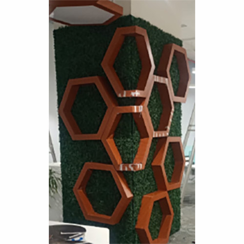 Hexagon Interior And 3D Letter Sign Board