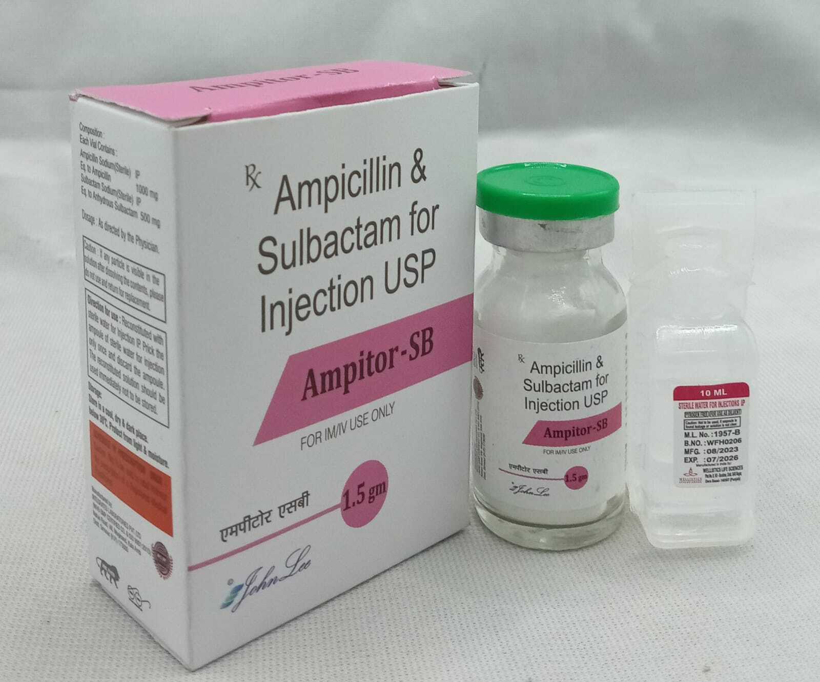 Ampicillin Sulbactam Inection - Physical Form: Powder