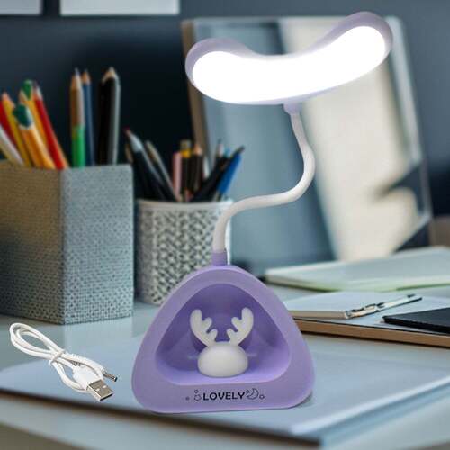 Cute Lovely Led Desk Light, Led Lamps Button Controls