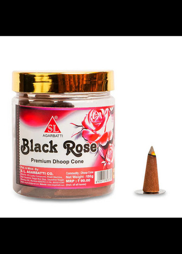 Black Rose Dhoop Cone