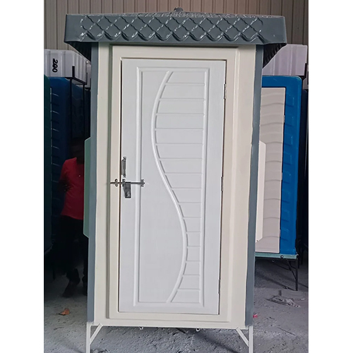 Frp Portable Security Cabin - Color: White & Grey