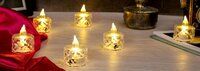 Transparent Acrylic Led Tea Light Candle