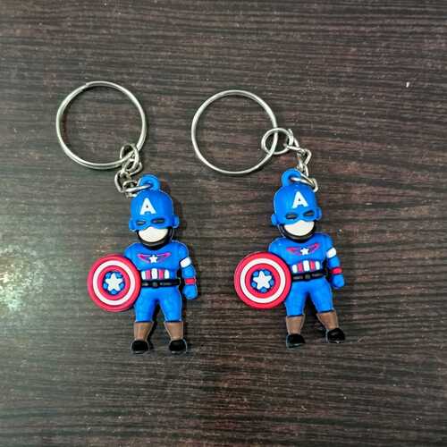 Cartoon Character Keyrings - Premium Silicon Material | 3D Rubber Figure Design, Perfect Gift for Enthusiasts