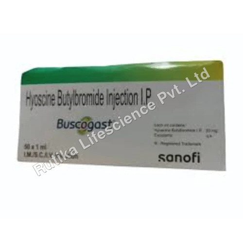 20mg Buscogast Injection - Liquid Hyoscine Butylbromide Formula | Quick Relief for Gastrointestinal Disorders, Suitable for All Ages, Expert Dosage Guidance