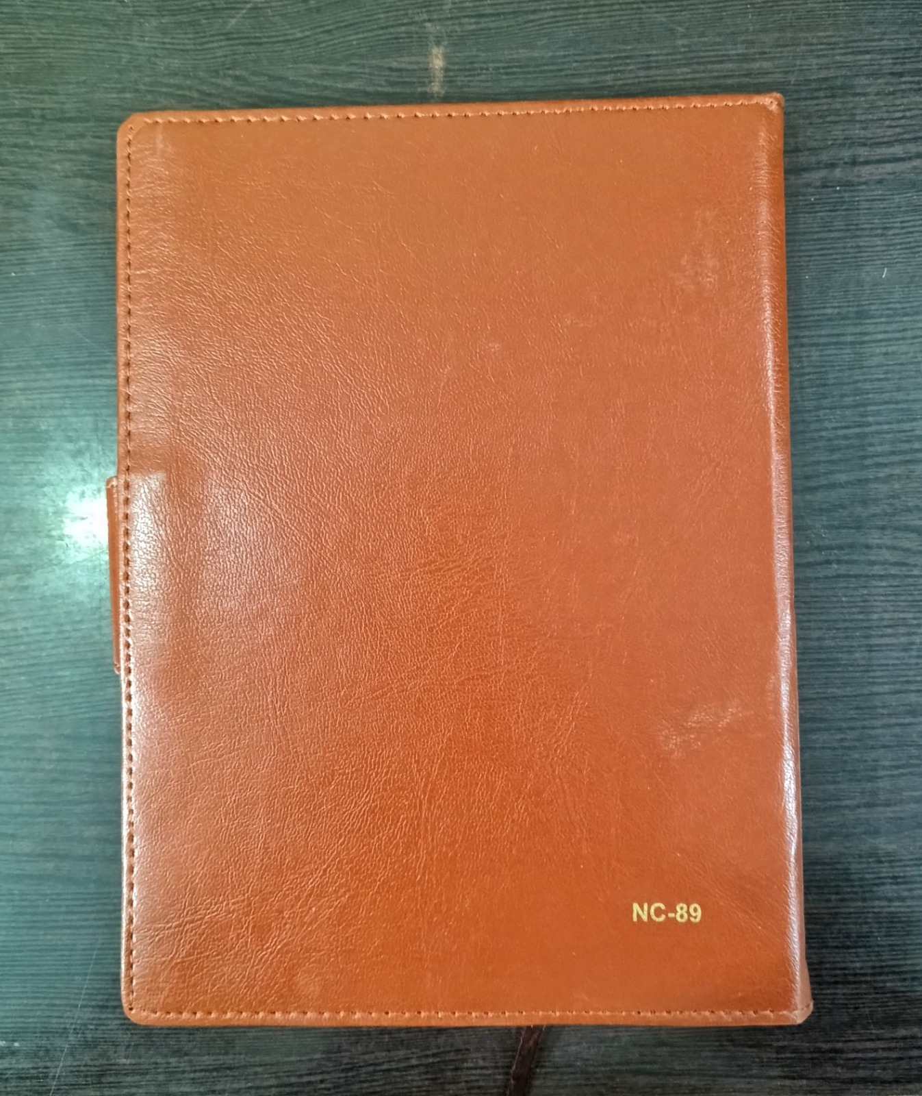 Corporate Diary - Leather, Rectangular | Brown Color, Lightweight Design, Elegant Ribbon Bookmark, Ideal For Travel And Gifting