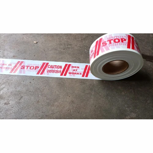 Polypropylene Barricading Caution Tape Red Roll