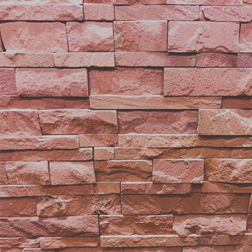 60cm x 15cm x 1.5 To 2.0cm Agra Red Sandstone Wall Clading