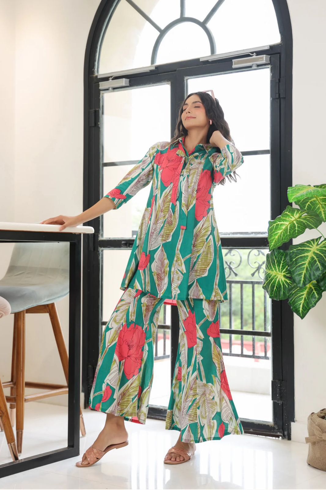 Co-ord Set - Color: As Per Image