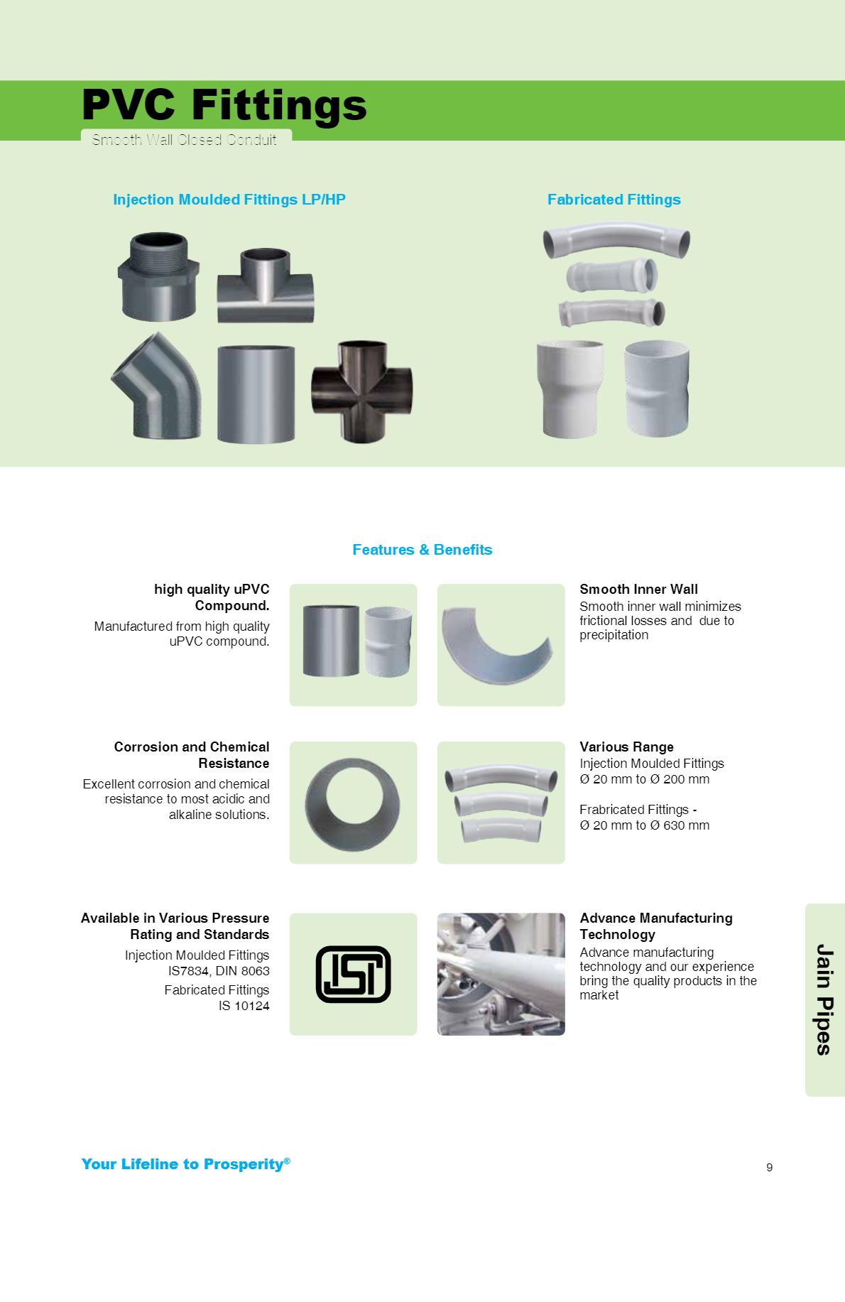 PVC ELBOW 90 PN 10 CODE - PE032