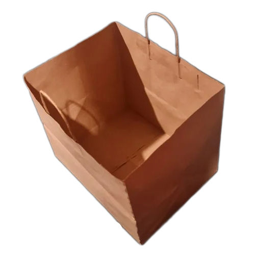 Craft Paper Bag For Pizza Box - Color: Brown