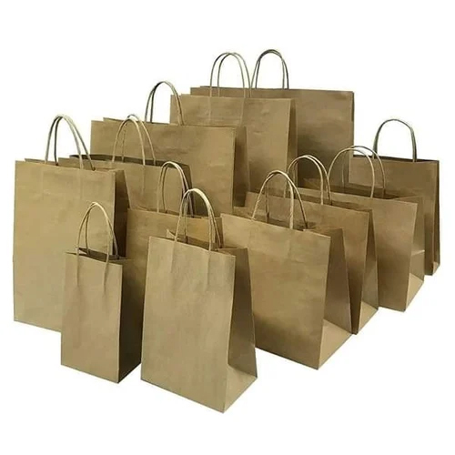 A4 Size Kraft Paper Carry Bag