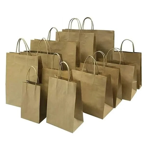 Plain Brown Kraft Paper Bag