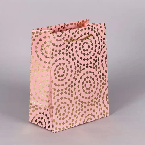 Pink Handmade Paper Gift Bag