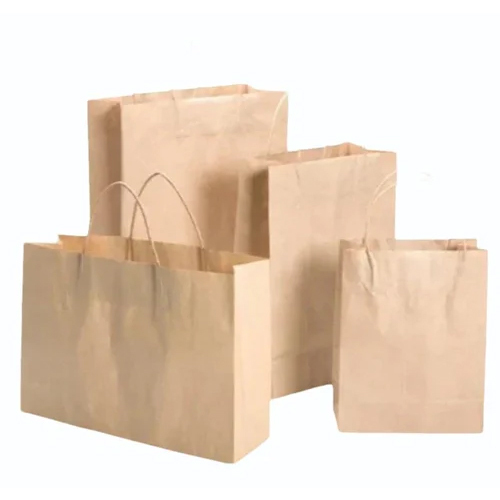 Plain Brown Kraft Paper Bags