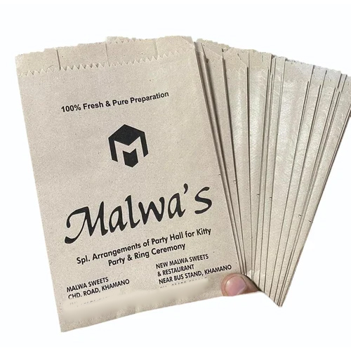 Brown Kraft Grocery Paper Pouch