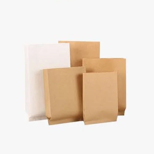 Snacks Paper Packaging Pouch - Color: Brown