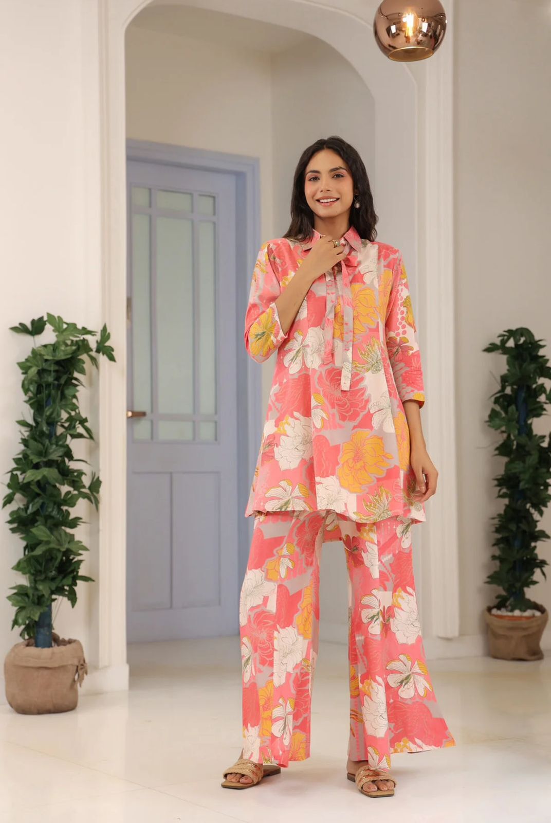 Cozy Accord Co-ord Set - Soft Masleen Fabric, Size S-xxl, Available In 3 Stylish Colors | Breathable, Quick Dry, Full Sleeve, Printed Design