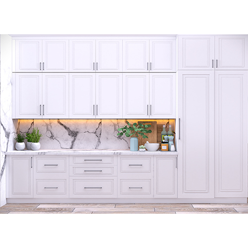 Parallel Modular Kitchen Classic  White - Brand Name: Mettas Lifestyle