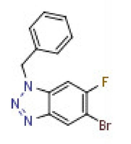 1-Benzyl-5-bromo-6- fluorobenzotriazole