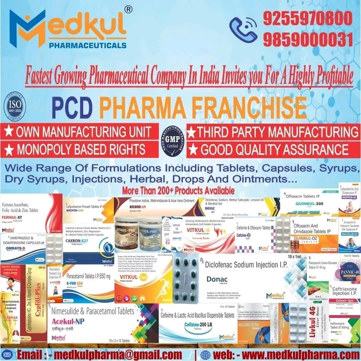 Diclofenac Potassium Paracetamol And Serratiopetidasetablets - Drug Type: General Medicines