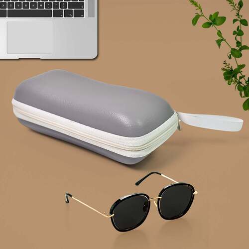 Portable Zipper Eye Glass Sunglasses Hard Case Covers