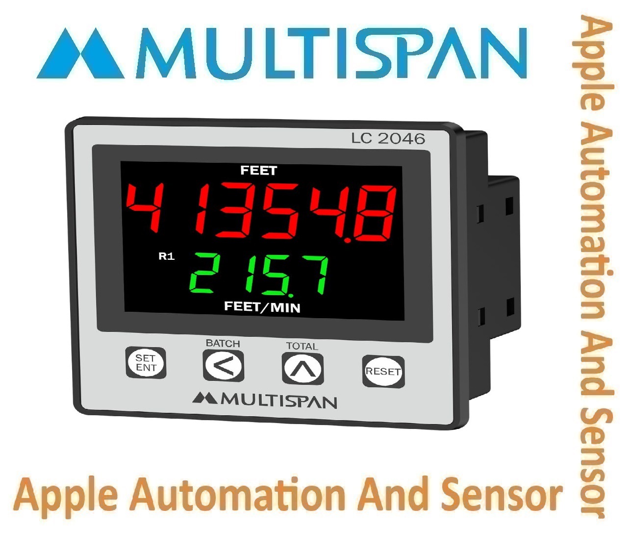 Lc-3006 Multispan Programmable Length Counter - Double Display, Universal Input Pid Controller, 4-digit Relay Output, 1 Year Warranty, Multi-model Compatibility