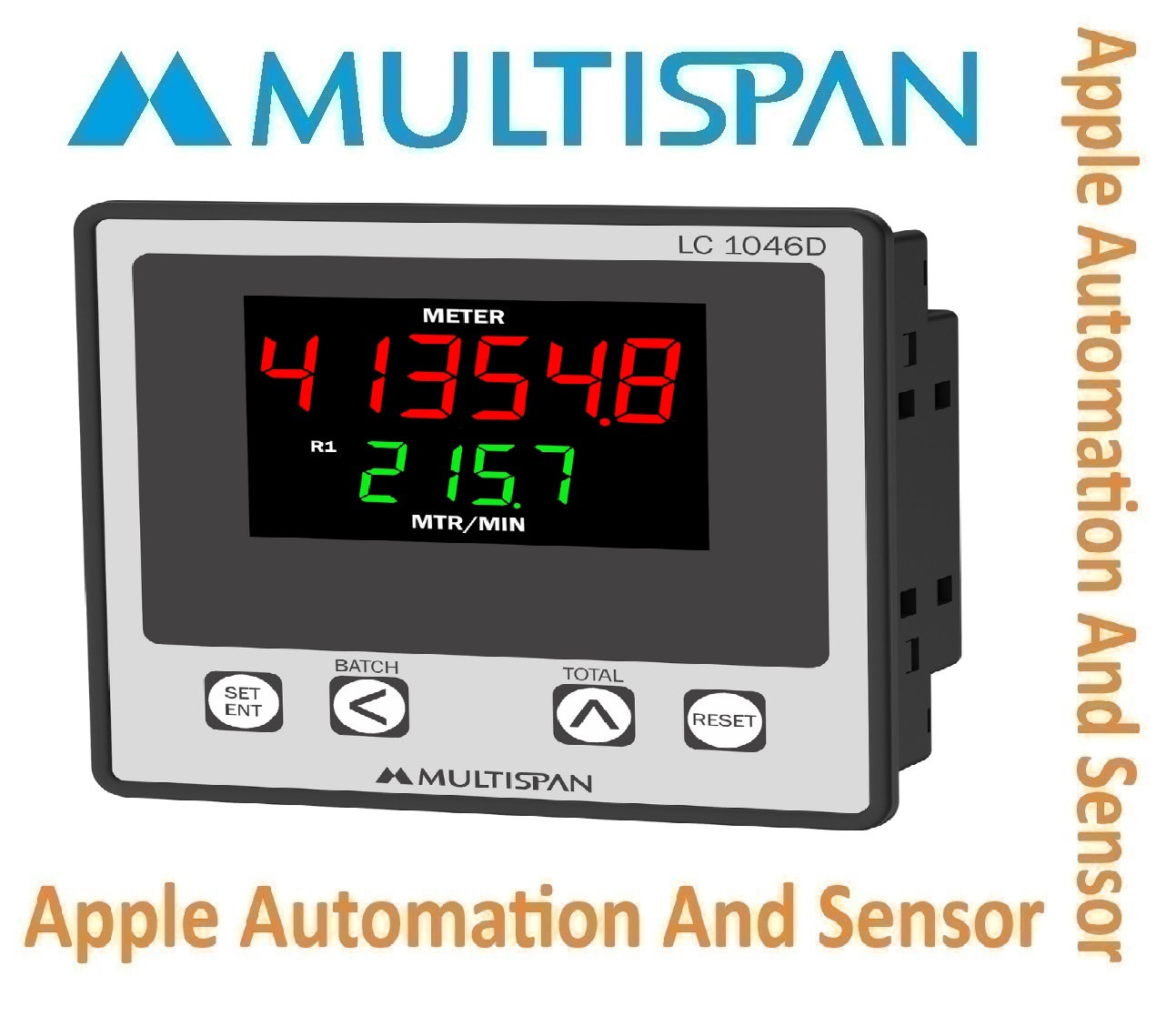 Lc-3006 Multispan Programmable Length Counter - Double Display, Universal Input Pid Controller, 4-digit Relay Output, 1 Year Warranty, Multi-model Compatibility