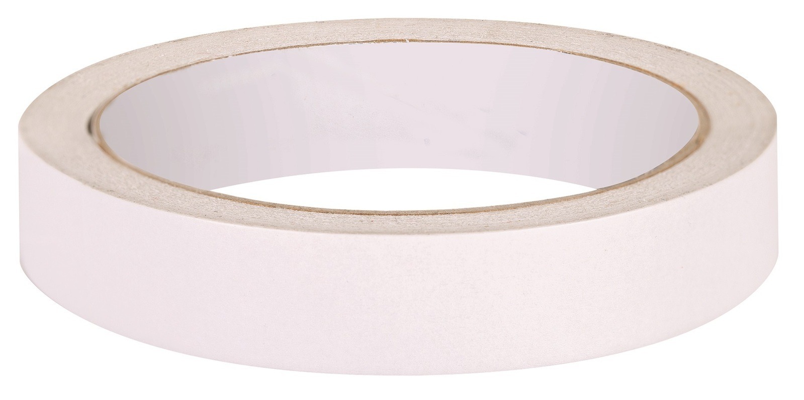 Double Sided Tissue Tape - 50m Length, 24mm Width, White Color | Easy Hand Tear, Strong Adhesion To Plastics, Metals, And Papers