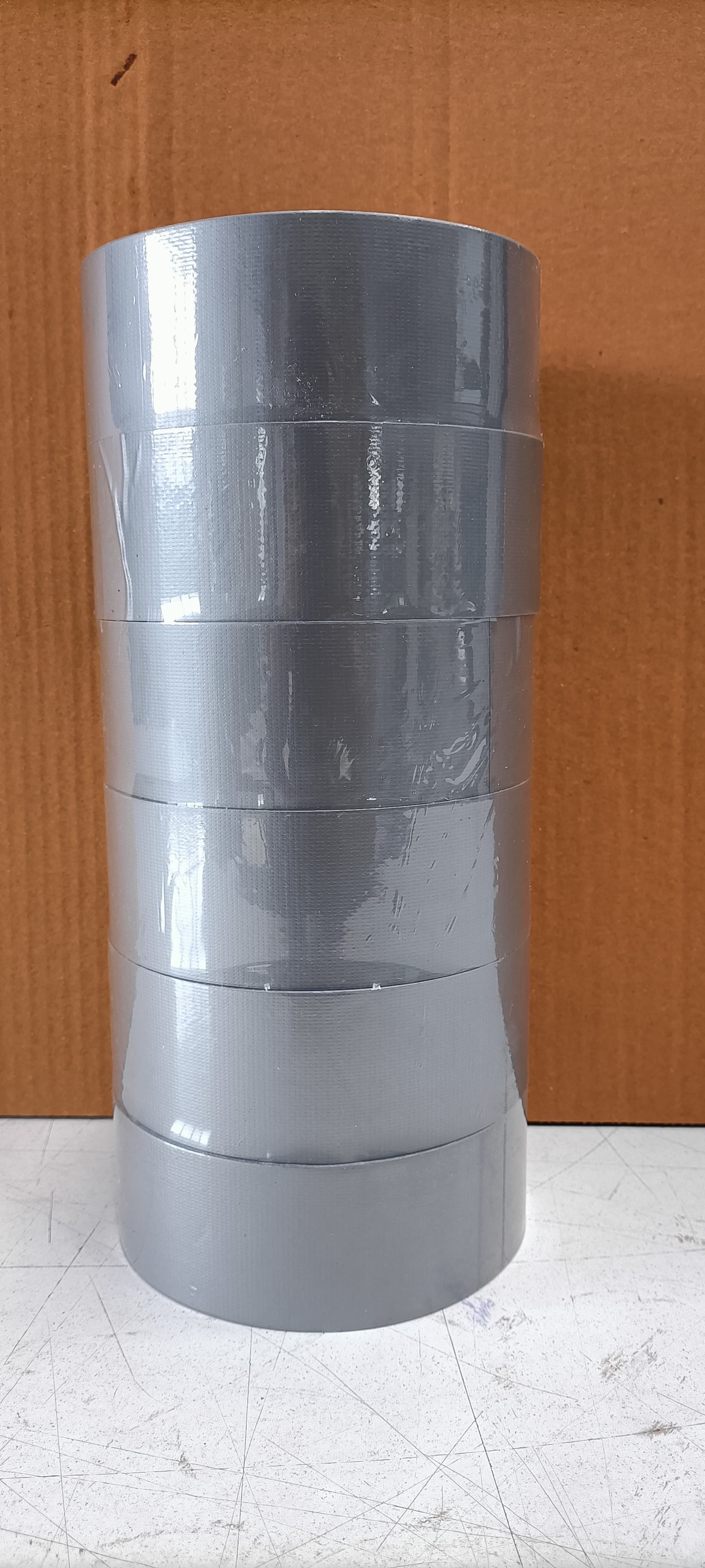 Duct Tape - Metal Backing, 50 Meter Length, 48 Mm Width, Grey And Black | Waterproof, Single Sided Adhesive, 22 N/cm Peeling Strength