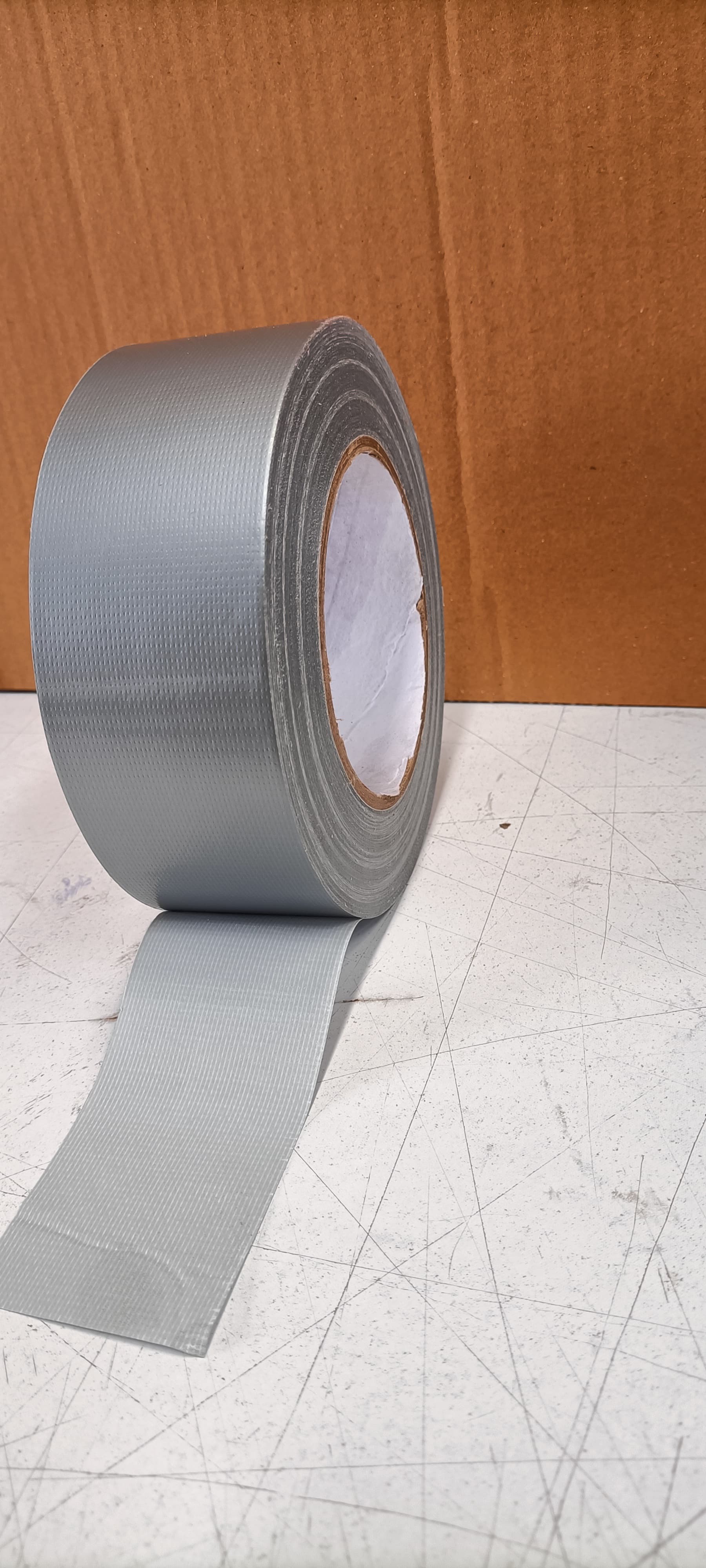 Duct Tape - Metal Backing, 50 Meter Length, 48 Mm Width, Grey And Black | Waterproof, Single Sided Adhesive, 22 N/cm Peeling Strength