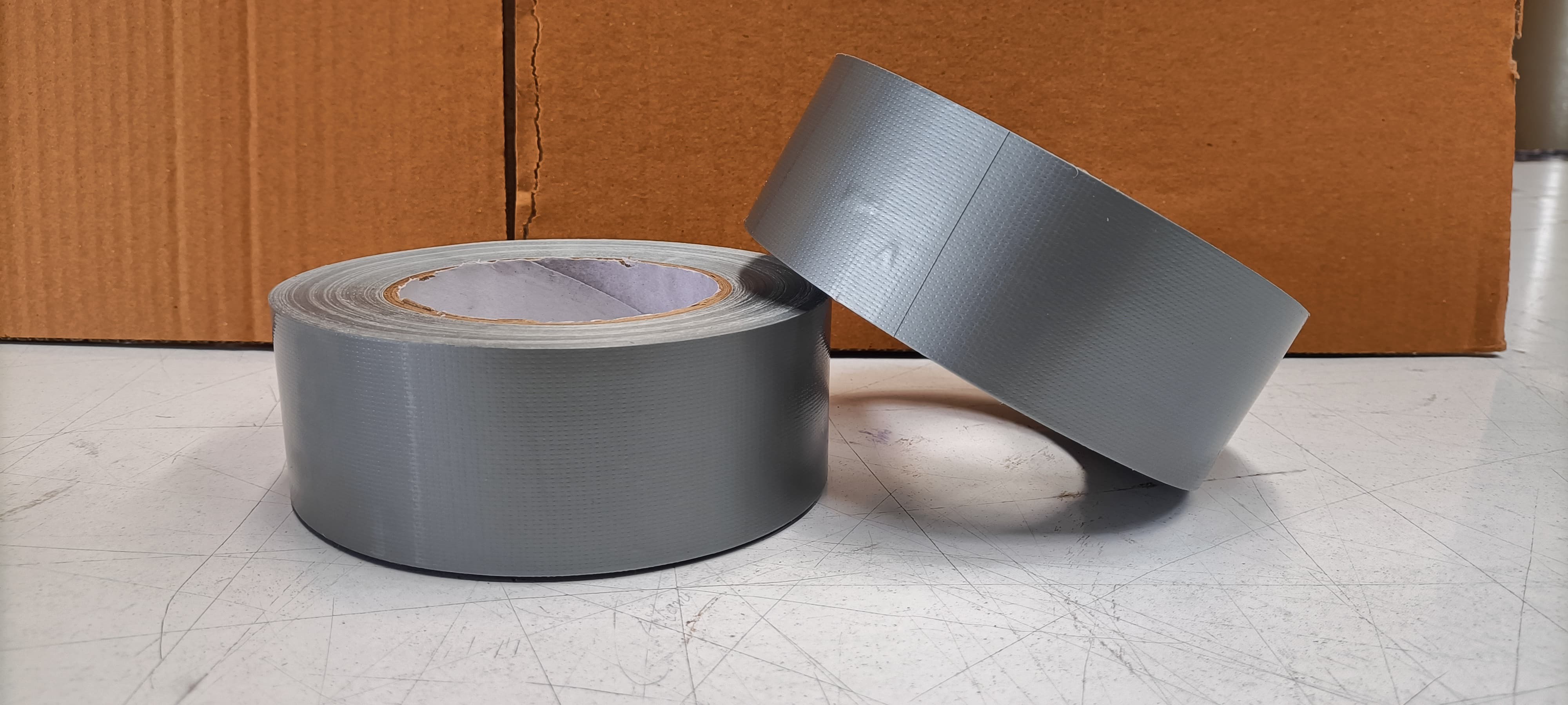 Duct Tape - Metal Backing, 50 Meter Length, 48 Mm Width, Grey And Black | Waterproof, Single Sided Adhesive, 22 N/cm Peeling Strength