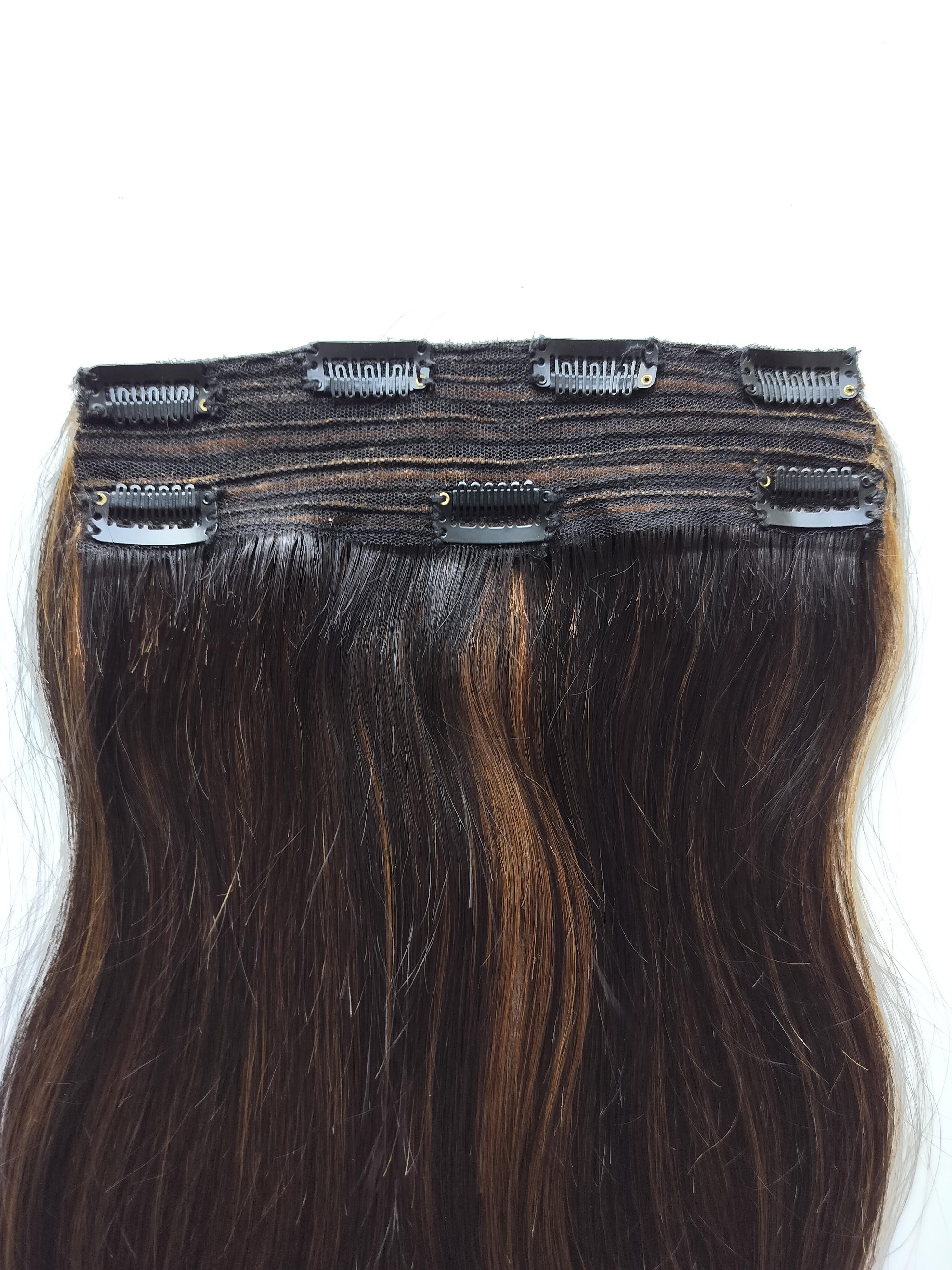 Remy Natural Straight, Wavy and Curly100%original Human Hair Volumizer, Clip in set, Scrunchies and Topper Extensions