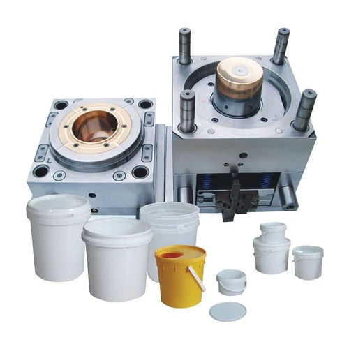 Plastic Bucket Mould - Color: Silver