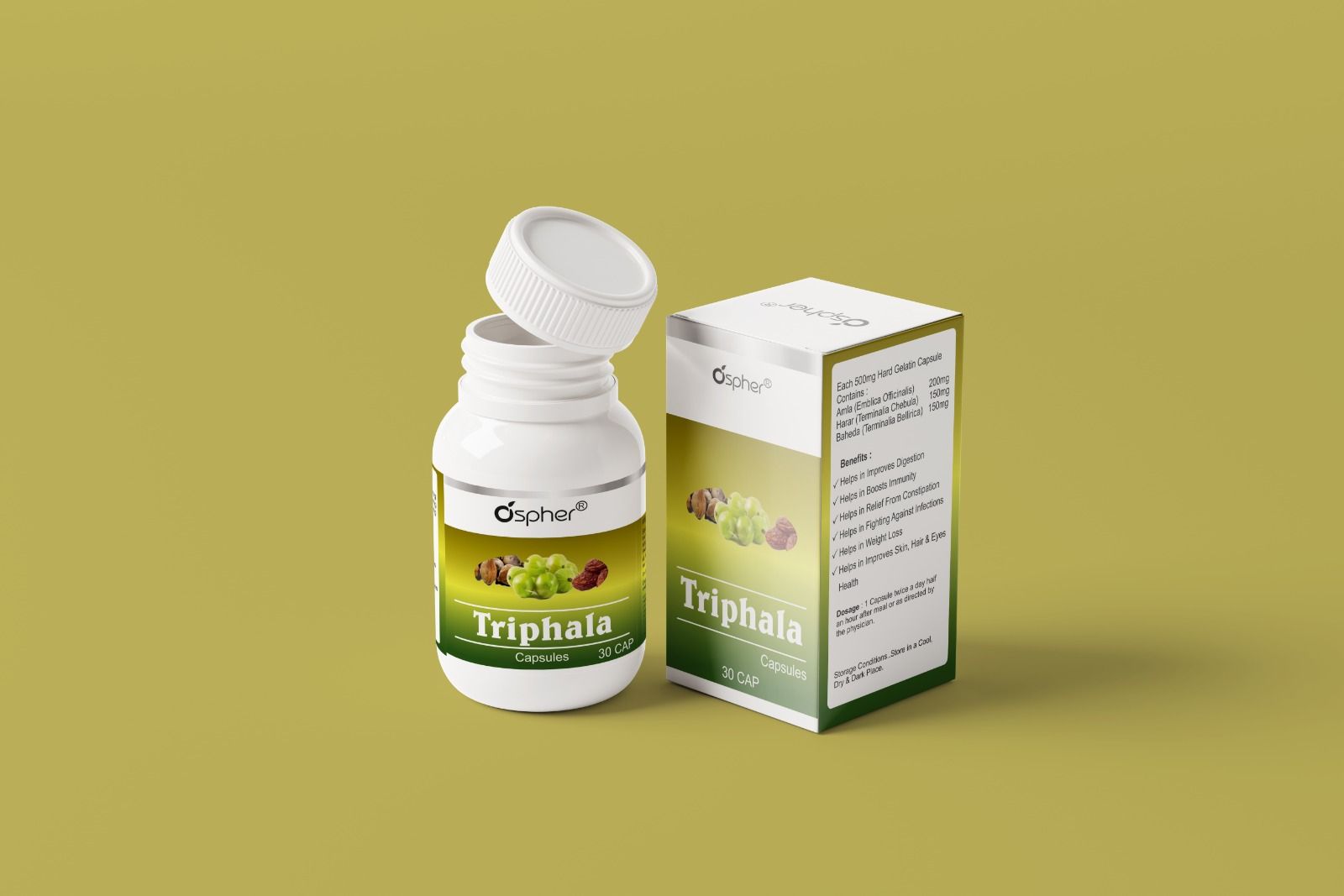 Ayurvedic Triphala Capsule - Age Group: For Adults