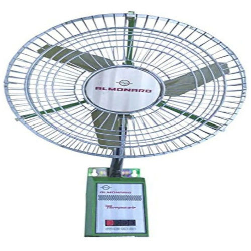 Almonard 24 Inch Wall Fan - Blade Material: Metal