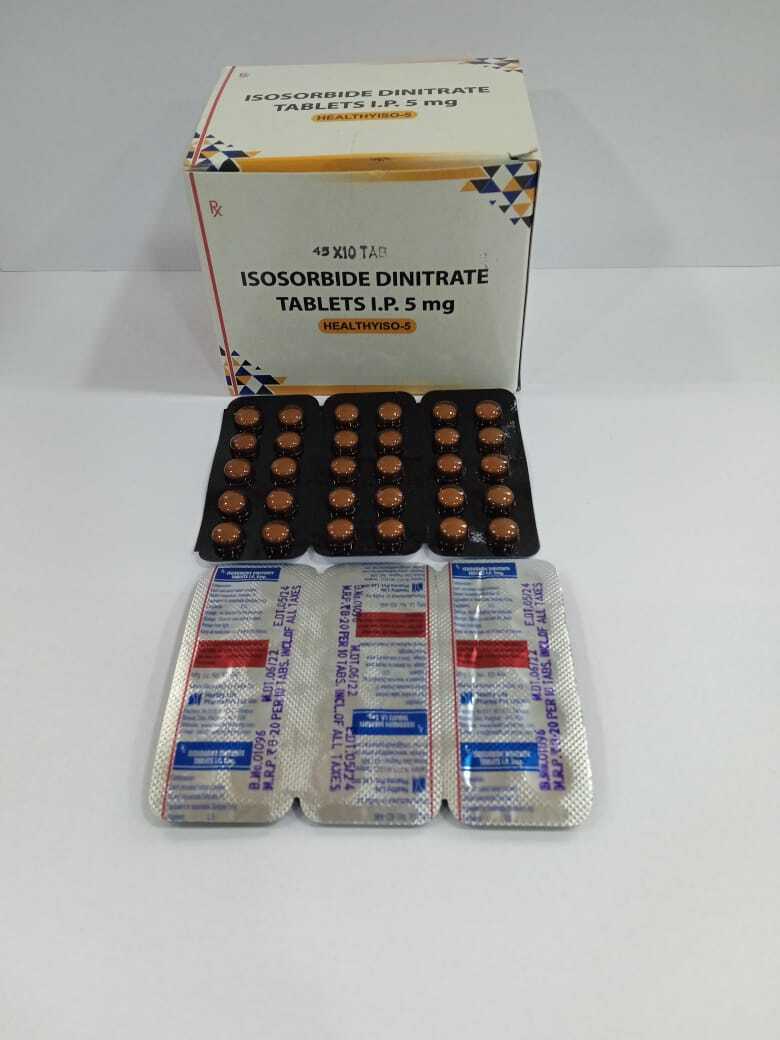 5 Mg Isosorbide Dinitrate Tablets Bp - Grade: Medical