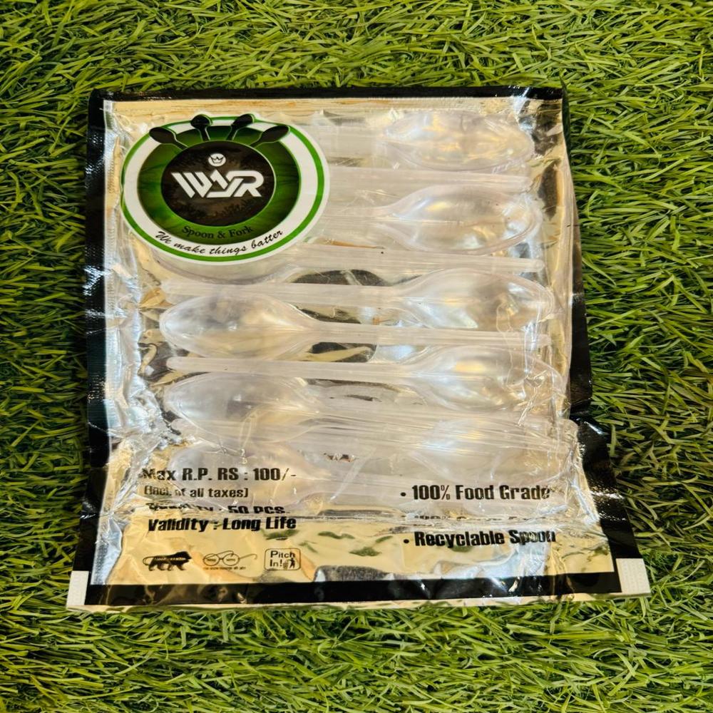 PLASTIC Spoon - Durable Polypropylene Material , Tactical Design for Strategic Purpose and Enhanced Grip in Challenging Scenarios