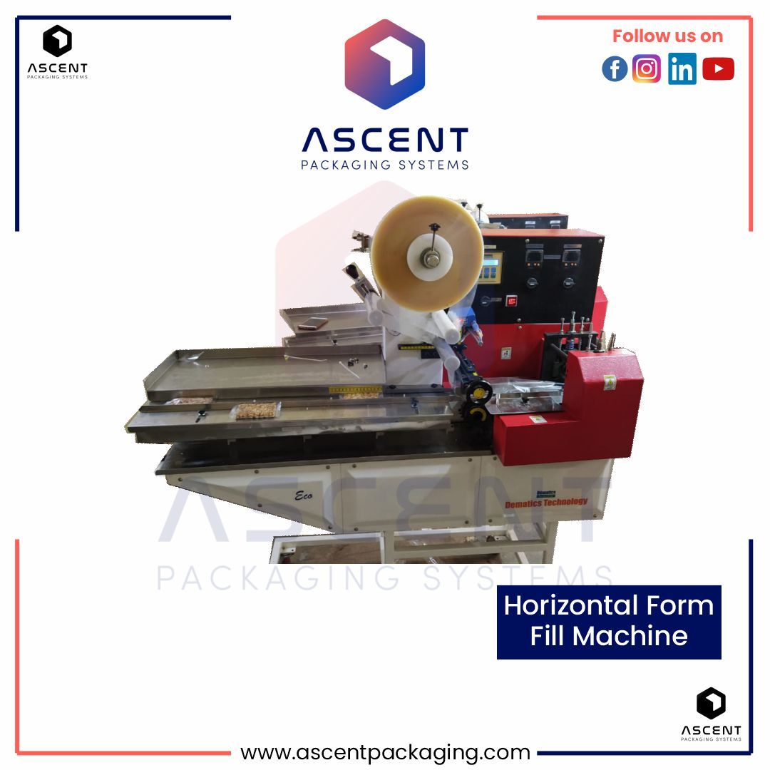 Horizontal Flow Wrapping Machine - High-quality Ms Material, Automated Operation, 220-440 Volt, Up To 200 Packs Per Minute, Energy Efficient, User-friendly Hmi Control System